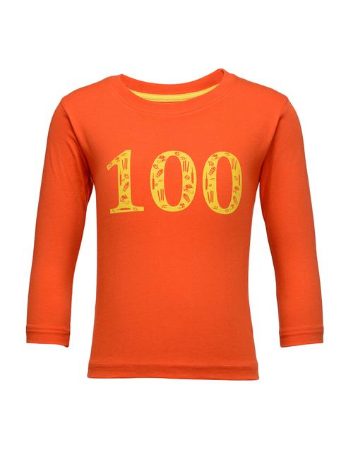orange cotton tshirt - 14403311 - Very Small Image - 1
