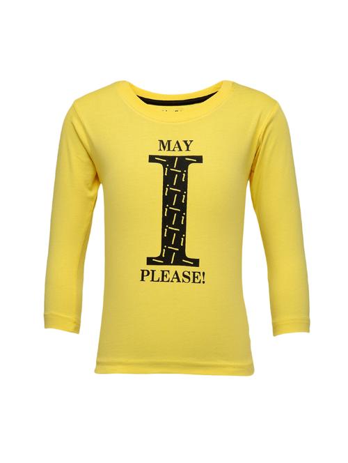 yellow cotton tshirt - 14403325 - Very Small Image - 1