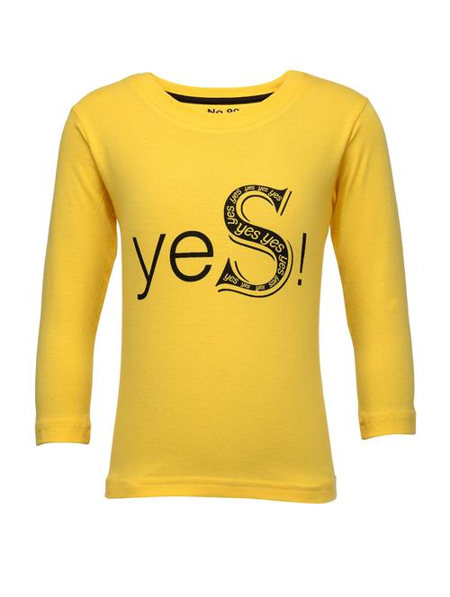 yellow cotton tshirt - 14403333 - Very Small Image - 1