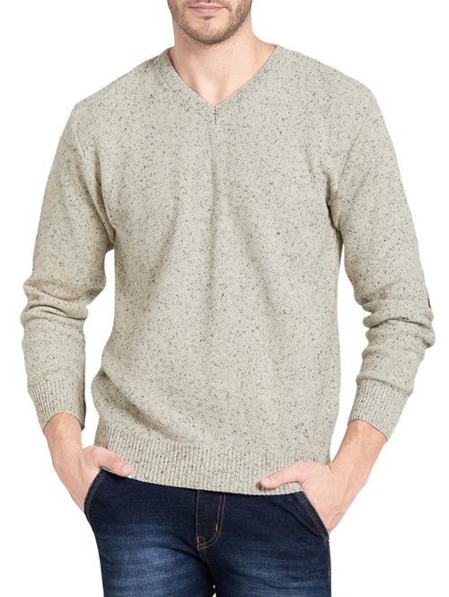 grey cotton pullover - 14404476 - Very Small Image - 1