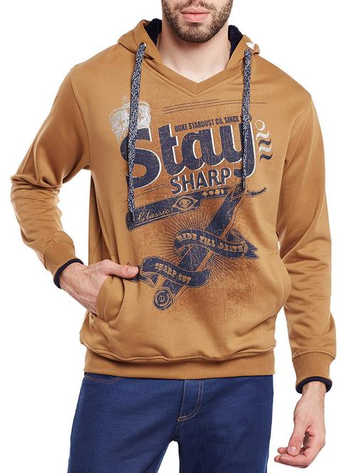 brown polyester sweatshirt - 14404957 - Very Small Image - 1