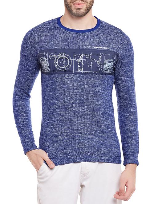 blue polyester t-shirt - 14404961 - Very Small Image - 1