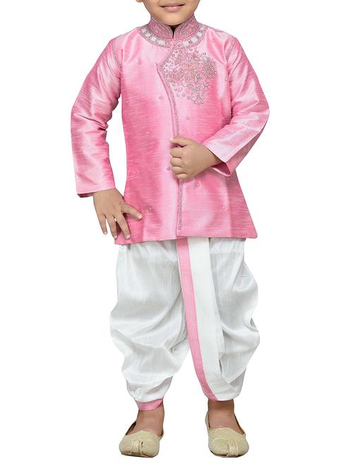 pink cotton kurta sets - 14405588 - Very Small Image - 1
