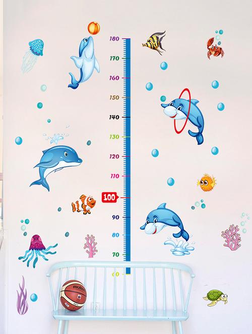 dolphin fish theme wall stickers - 14408990 - Very Small Image - 1