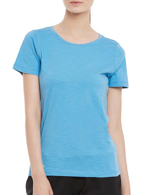 light blue cotton tee - 14410093 - Very Small Image - 1