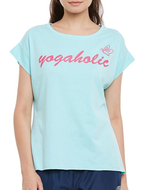 light blue cotton tee - 14410101 - Very Small Image - 1