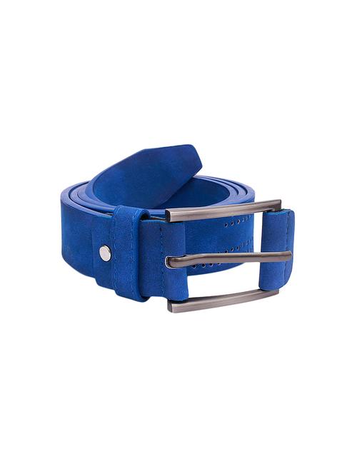 blue leather belt - 14410206 - Very Small Image - 1