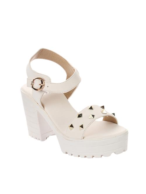 white ankle strap sandal - 14411940 - Very Small Image - 1