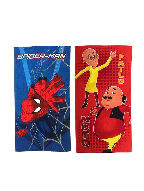 multi colored cotton bath towel - 14412953 - Very Small Image - 1