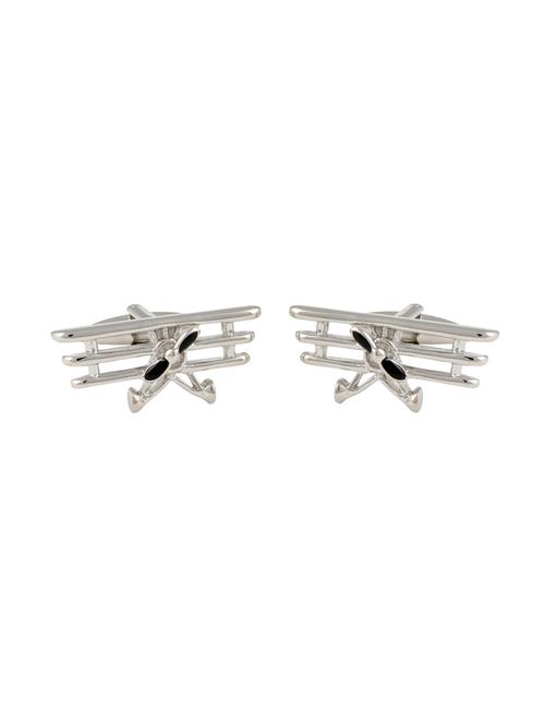 silver metal cufflink - 14414013 - Very Small Image - 1