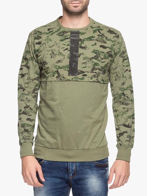 green fleece sweatshirt - 14415277 - Very Small Image - 1