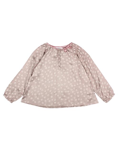 dusty pink rayon printed top - 14415434 - Very Small Image - 1