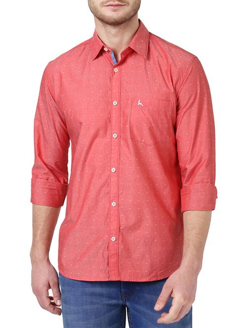 red cotton casual shirt - 14416778 - Very Small Image - 1