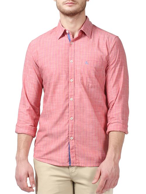 pink cotton casual shirt - 14416810 - Very Small Image - 1