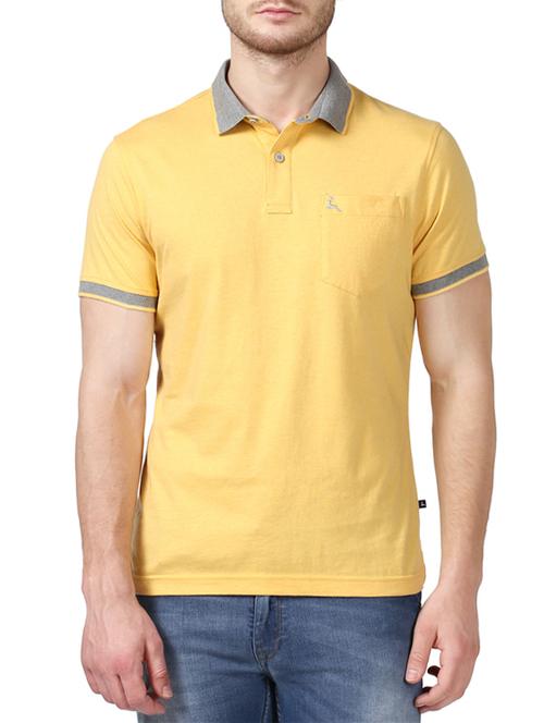 yellow cotton tee - 14417403 - Very Small Image - 1