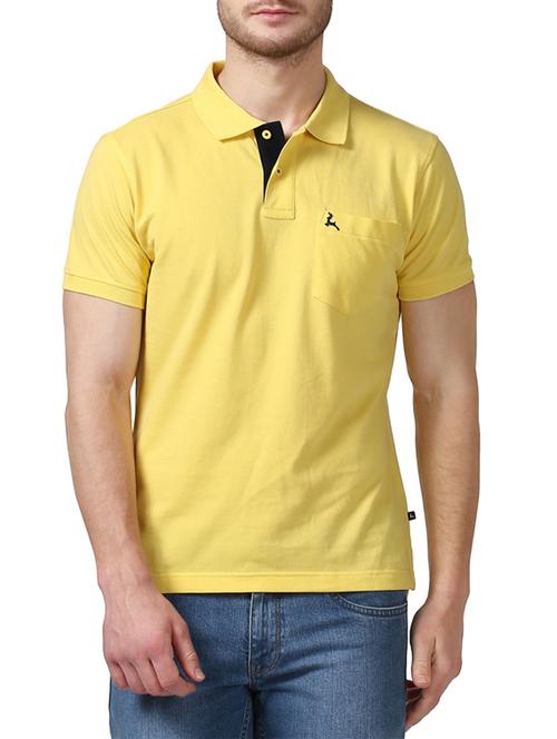 yellow cotton pocket tee - 14417412 - Very Small Image - 1