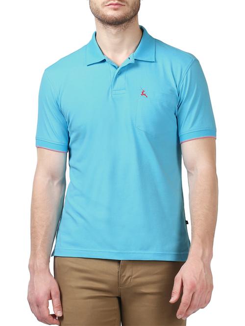 blue cotton tee - 14417413 - Very Small Image - 1