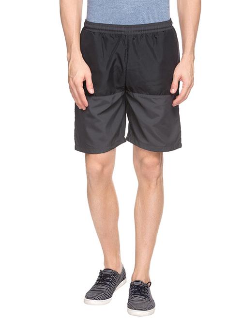black polyester blend shorts - 14417622 - Very Small Image - 1