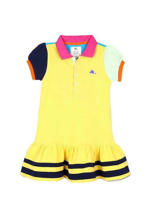 yellow cotton frock - 14418726 - Very Small Image - 1