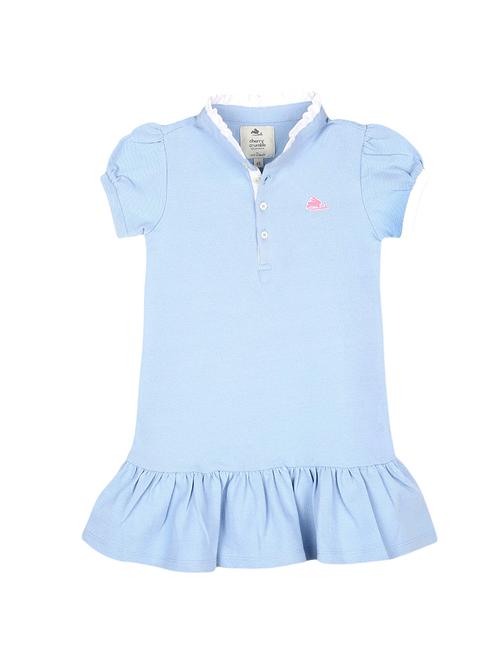 blue cotton frock - 14418731 - Very Small Image - 1