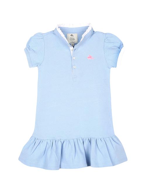 blue cotton frock - 14418732 - Very Small Image - 1