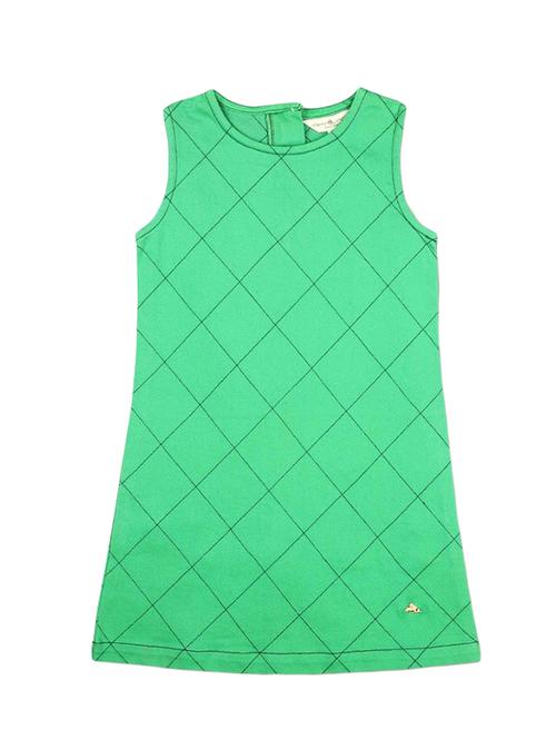 round neck quilted a-line dress - 14418739 - Very Small Image - 1