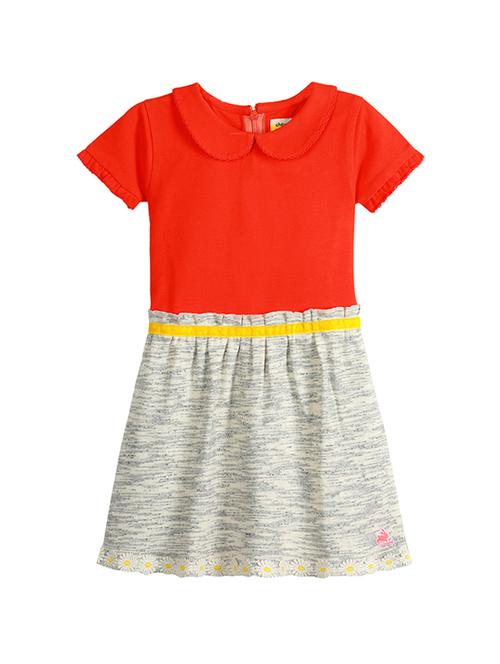 red cotton frock - 14418761 - Very Small Image - 1