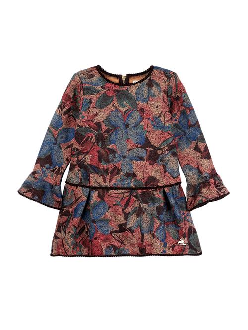 bell sleeve pleat detailed frock - 14418769 - Very Small Image - 1