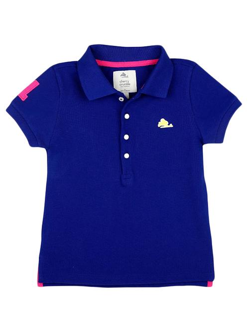 blue colored cotton regular top - 14418818 - Very Small Image - 1