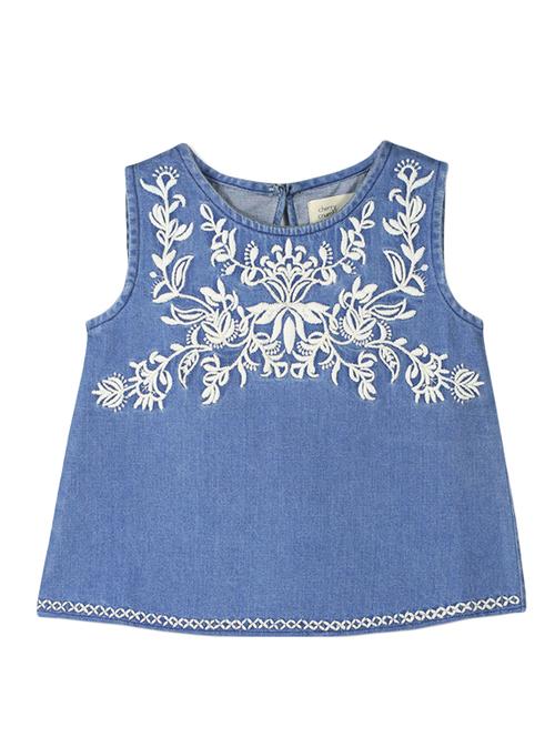 key hole back embroidered top - 14418836 - Very Small Image - 1