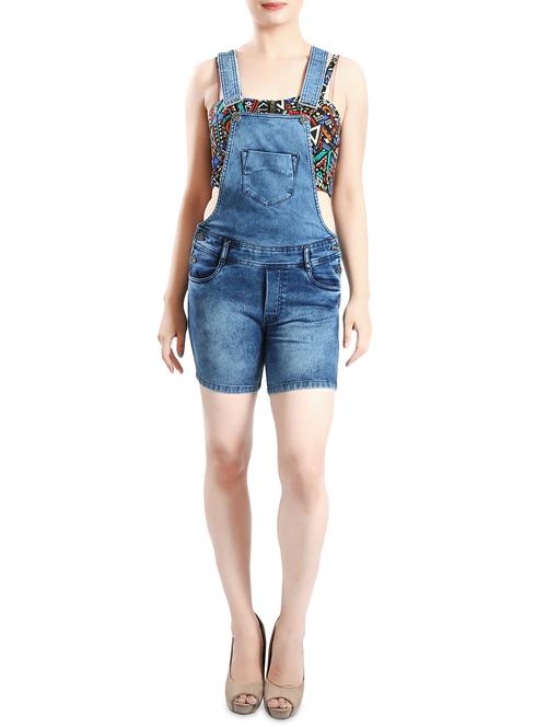 blue denim dungree - 14419464 - Very Small Image - 1