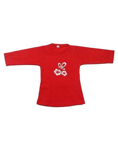 babeezworld red cotton regular top - 14420878 - Very Small Image - 1