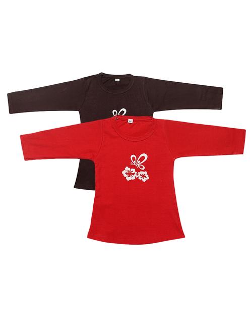 babeezworld multi colored cotton top combo - 14420883 - Very Small Image - 1