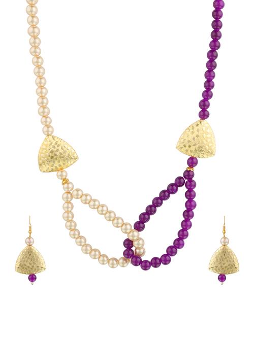 multi colored crystal long necklace - 14421487 - Very Small Image - 1