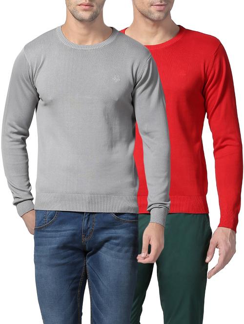 multi colored cotton pullover (set of 2) - 14423516 - Very Small Image - 1