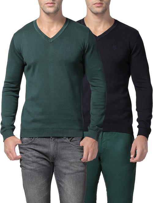 multi colored cotton pullover (set of 2) - 14423534 - Very Small Image - 1