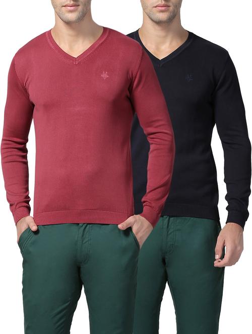 multi colored cotton pullover (set of 2) - 14423540 - Very Small Image - 1