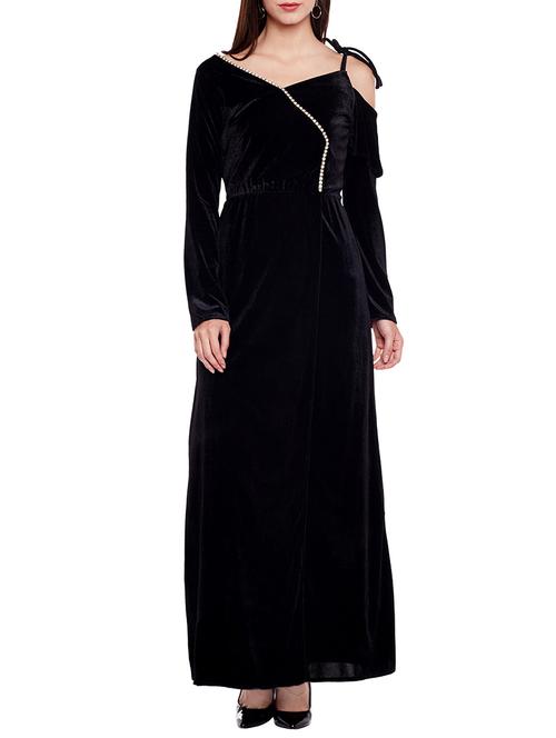 black wrap dress - 14423965 - Very Small Image - 1