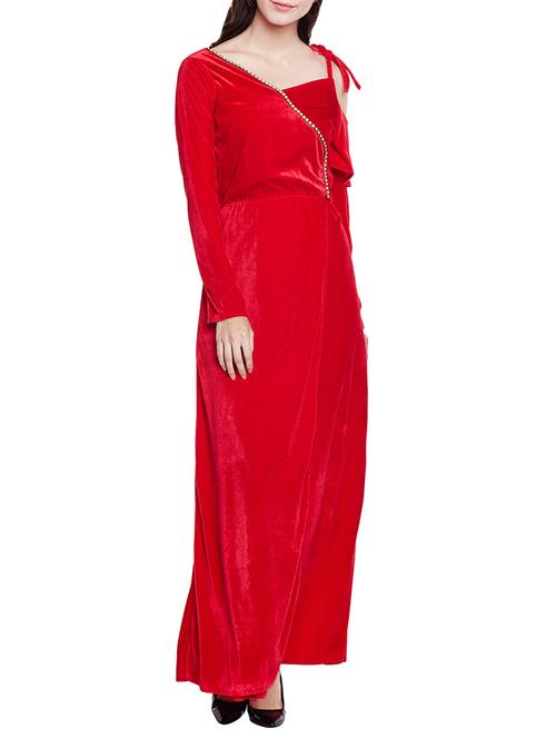 red wrap dress - 14423967 - Very Small Image - 1