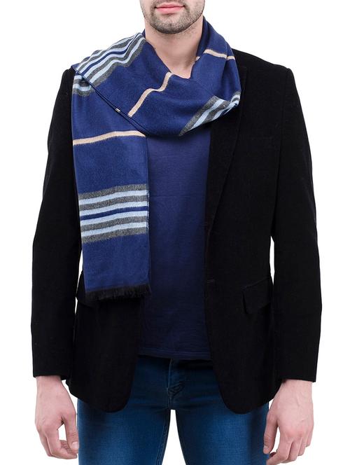 blue viscose muffler - 14424743 - Very Small Image - 1