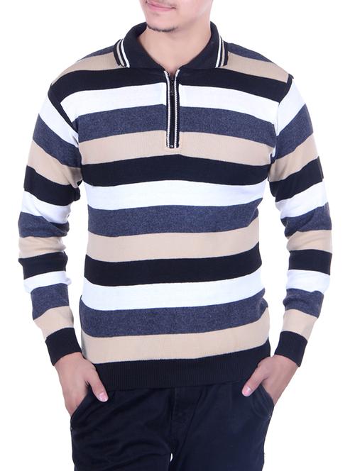 multi colored wool pullover - 14425034 - Very Small Image - 1