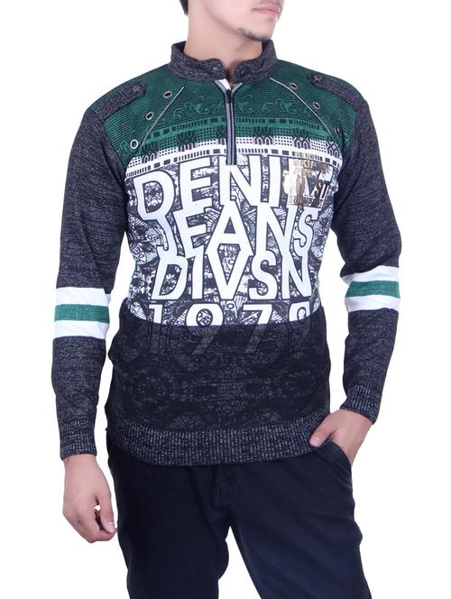 blue wool pullover - 14425039 - Very Small Image - 1