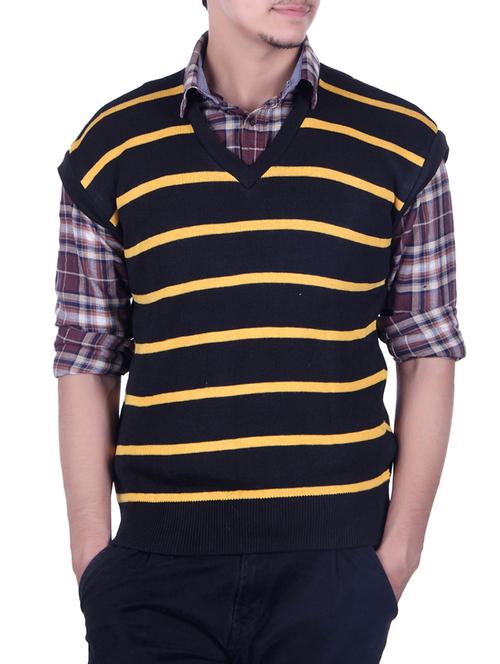 dark blue wool pullover - 14425050 - Very Small Image - 1