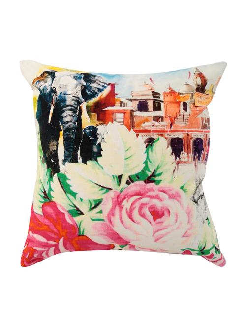 cotton single rajasthani traditional cushion cover by rajrang - 14425233 - Very Small Image - 1