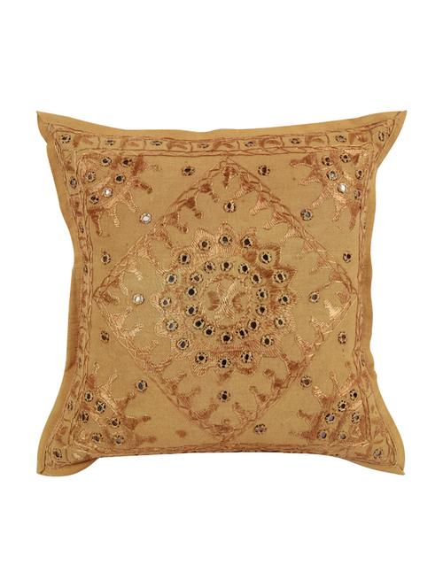 cotton single rajasthani traditional cushion cover by rajrang - 14425241 - Very Small Image - 1