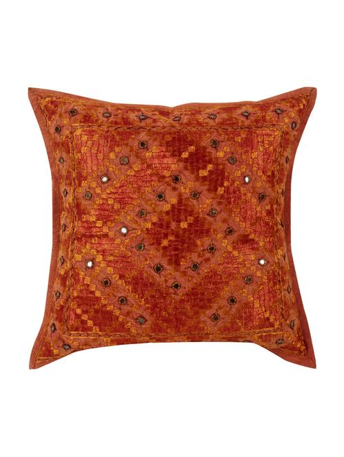 cotton single rajasthani traditional cushion cover by rajrang - 14425250 - Very Small Image - 1