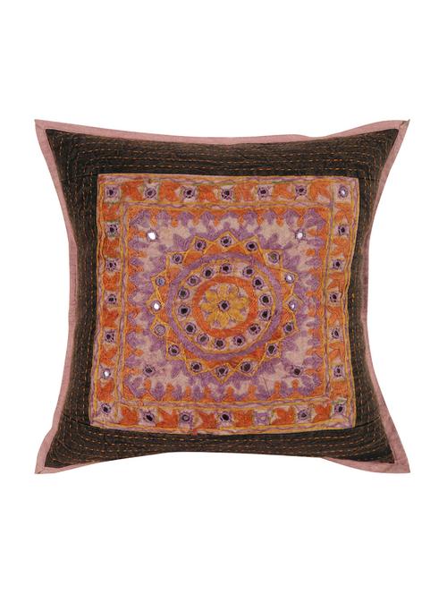 cotton single rajasthani traditional cushion cover by rajrang - 14425252 - Very Small Image - 1