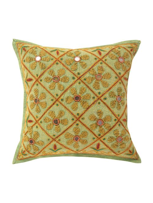 cotton single rajasthani traditional cushion cover by rajrang - 14425254 - Very Small Image - 1