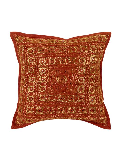 cotton single rajasthani traditional cushion cover by rajrang - 14425257 - Very Small Image - 1