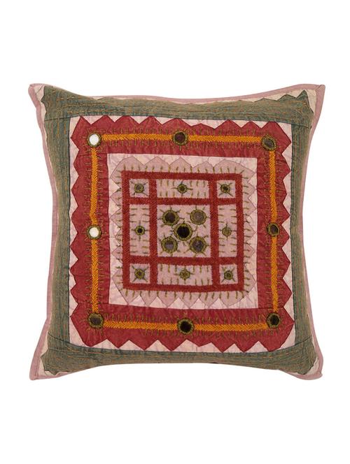 cotton single rajasthani traditional cushion cover by rajrang - 14425276 - Very Small Image - 1